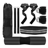 Fitness Dumbbell Weightlifting Belt Tension Band